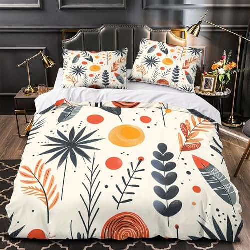 Housse de couette hypoallergénique en microfibre douce avec zip solide - 2