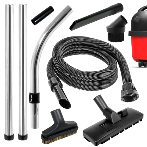Spares2go Kit Complet de Tuyau, tiges, Sol et Mini Outils humides et secs de 2,5 m Compatible avec...