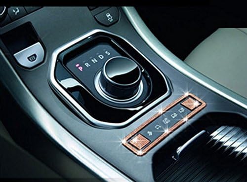 Eppar® New Decorative Function Button Cover 3PCS for Land Rover Range Rover Evoque 2011-2016 (Golden)