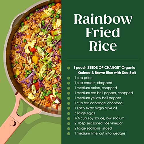 S Seeds Of Change Organic Quinoa & Brown Rice With Sea Salt, Organic Food, 8.5 Oz Pouch #TOP7