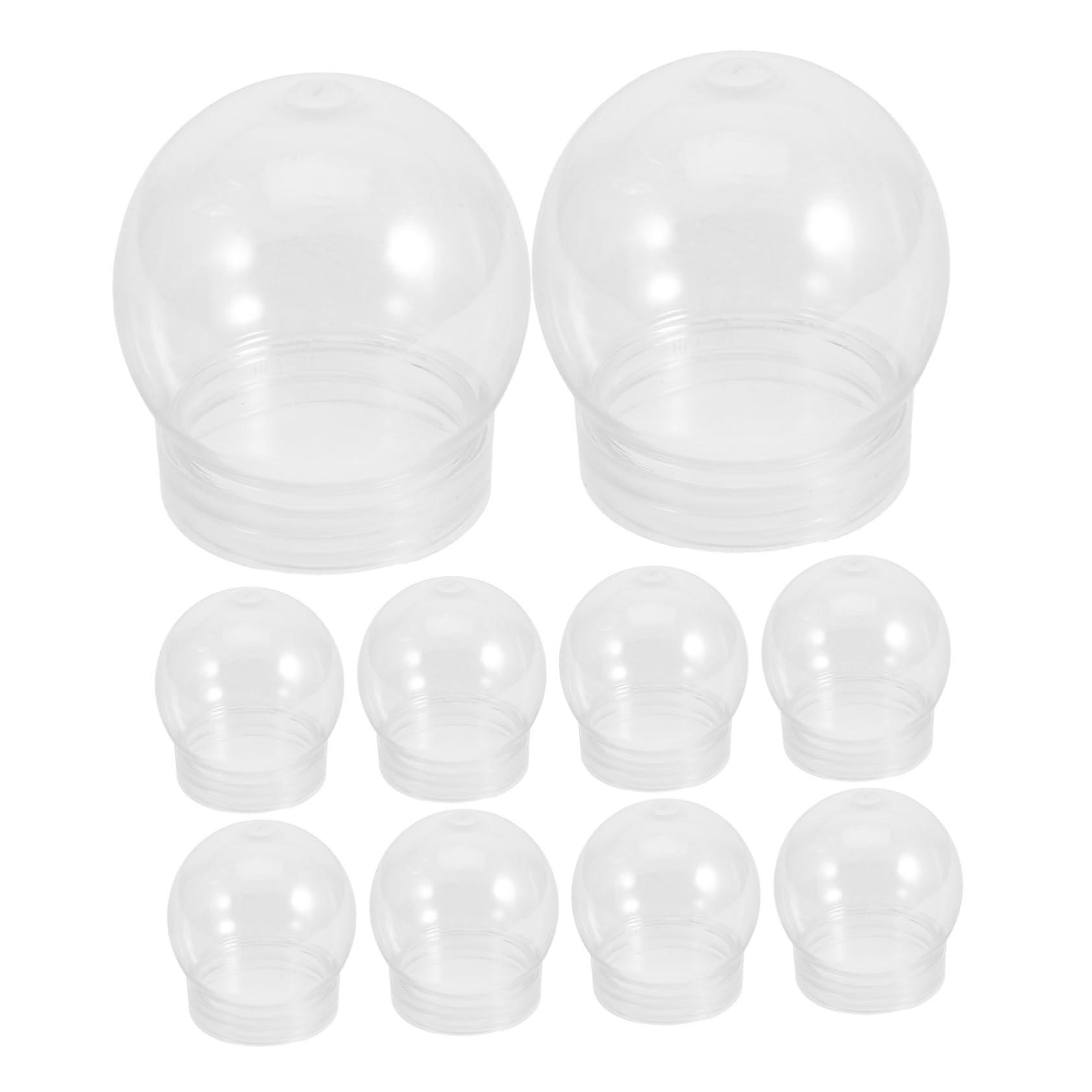 Accesorios para bolas de nieve Alipis transparentes, kit de 24 unidades ideal para regalar