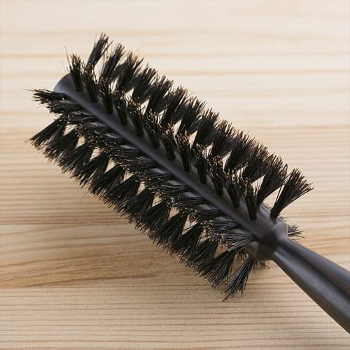 Amazon.co.jp: 貝印 ヘアブラシ KQ1543 天然毛 豚毛 ロールブラシ(紗髪