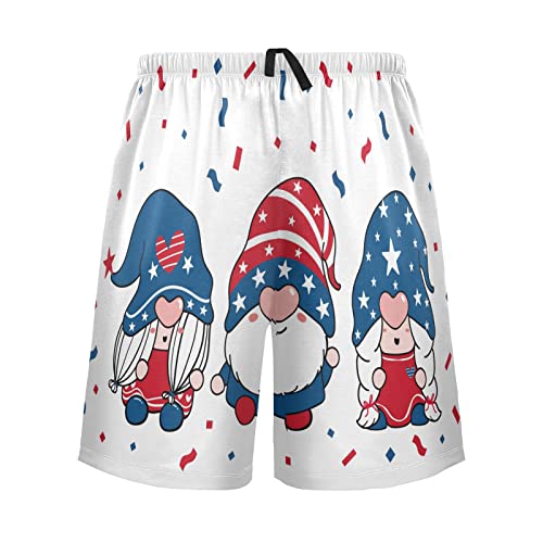 Caihoyu Pantalones cortos de pijama para hombre, con cordón, pantalones de descanso para hombre, pantalones de pijama con bolsillos, Varios colores, XX-Large