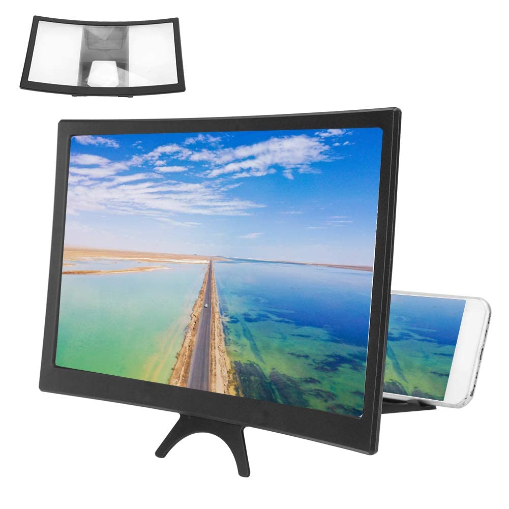 Exxelo 5 Year Warranty Phone Screen Magnifier, Phone Enlarge Screen Acrylic Lens 12in High Definition for Office for Studying Easy to use Exxelo 5 Year Warranty Phone Screen Magnifier, Phone Enlarge Screen Acrylic Lens 12in High Definition for Office for Studying Easy to use