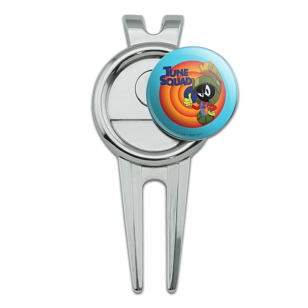 GRAPHICS & MORE Space Jam: A New Legacy Marvin The Martian Golf Divot Repair Tool and Ball Marker