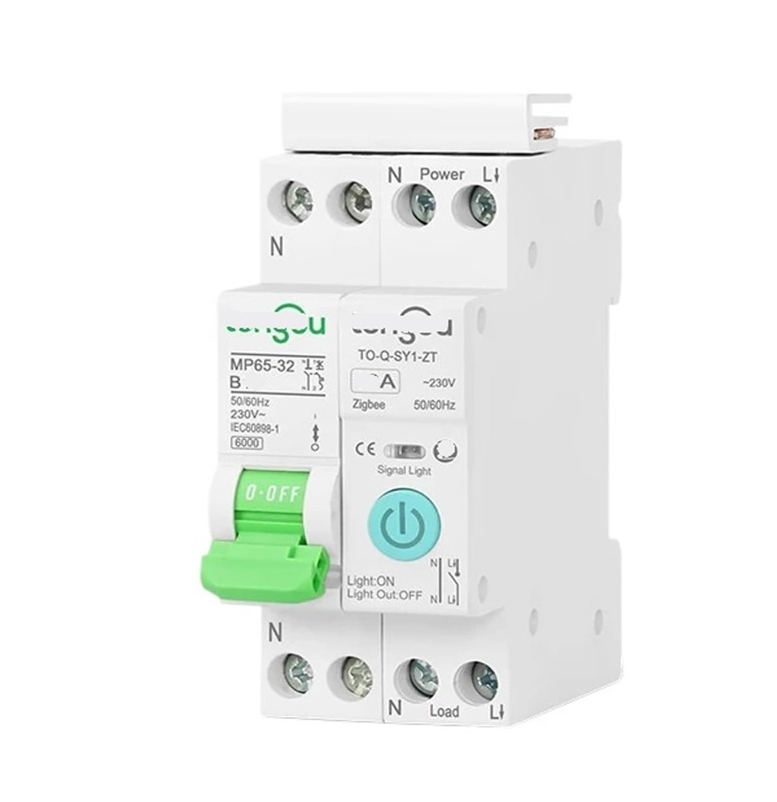 Disjoncteur intelligent pour piloter votre chauffage et éclairage sur rail DIN