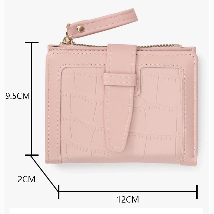 Fashion Leather Purse Women Solid Color Credit Card Holder Bags Small Wallet Money Bag Purse Card Holder(D)2