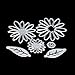 Flower Die Cuts, Buytra Metal Cutting Dies Stamps Embossing Stencil for Card Making Scrapbooking Album Paper DIY Crafts (6 Pieces)