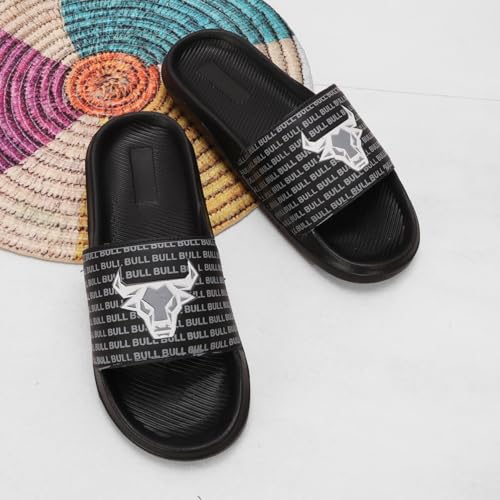 Image of PERY-PAO Sliders for Men | Lightweight Comfortable Boys Slippers | Flip-Flops White | Black | Sea Green | Red