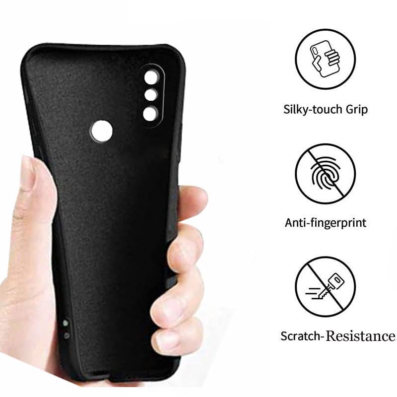 Image of A rtistque Back Cover Case for Redmi Note 5 Pro with Camera Protection | Shockproof TPU | Stylish Protective Design | Slim Fit | Ultra Matte | Redmi Note 5 Pro Back Cover - Black