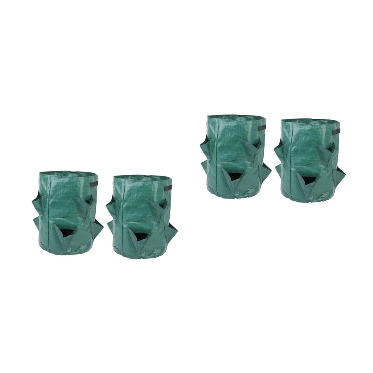 Kisangel 2 Set Coltivazione Sacchetti Non Tessuti Per Piante Design Multi Apertura Per Giardinaggio Esterno 2 Pezzi*2