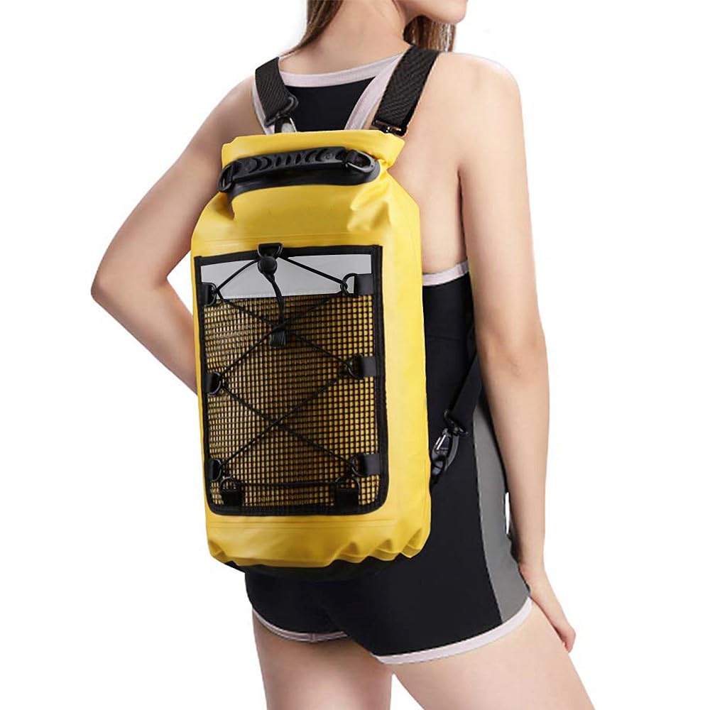 Mesh Beach Backpack Wasserdicht Für Reisen Wandern Camping Schwimmtasche Mit Großer Kapazität