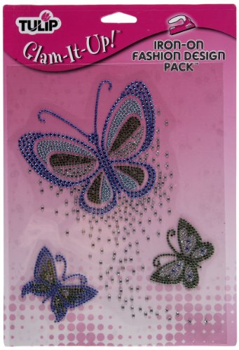 Tulip Express Yourself Iron-On Fashion Design Pack-Butterflies Pack