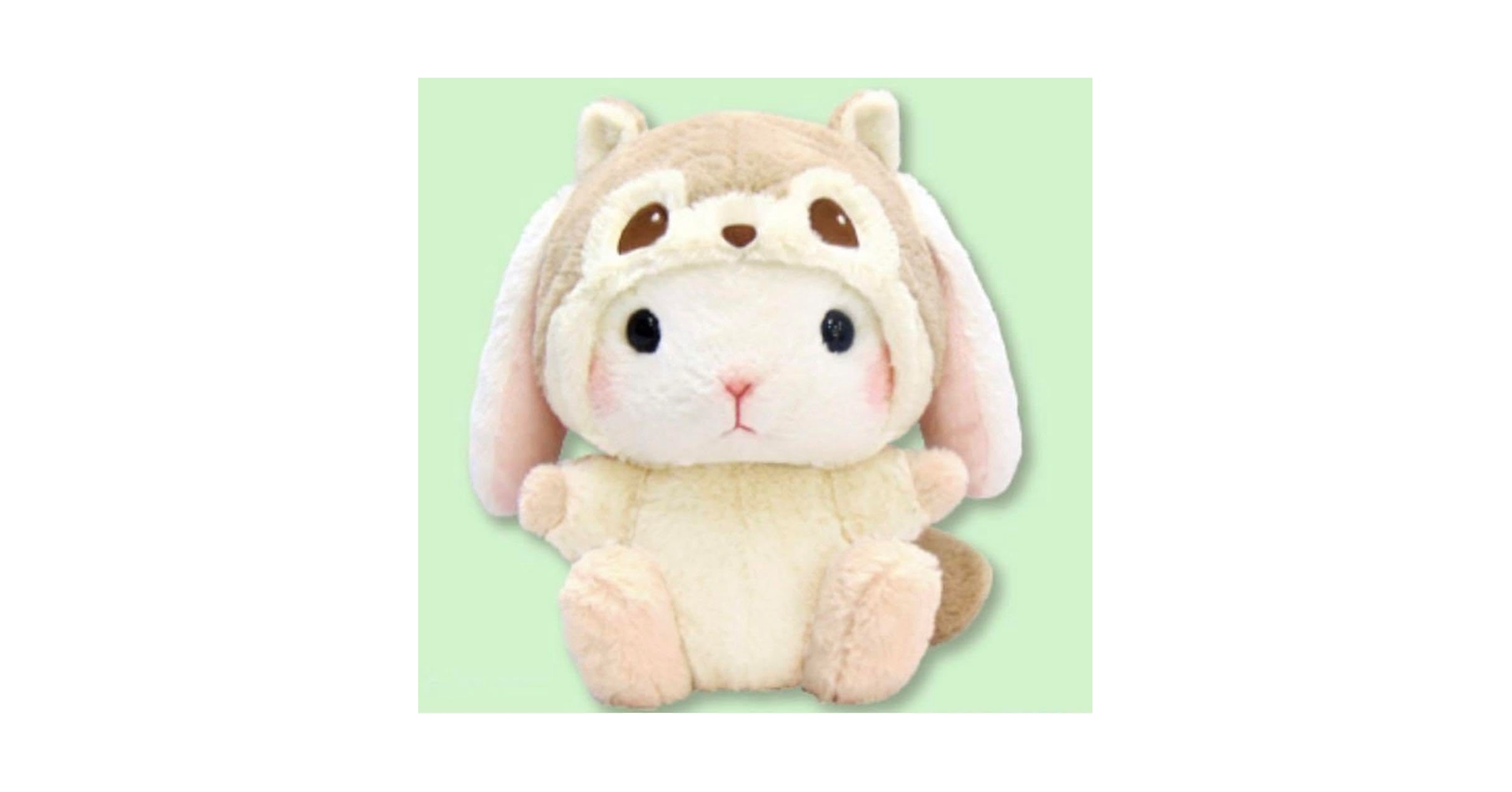 【レア】ぽてうさろっぴー ももぴょん 赤目 big 即決 送料無料 ぽてうさろっぴー ぴょんたん BIGぬいぐるみ