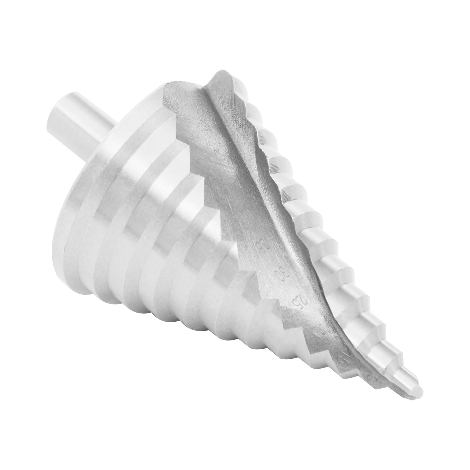 Broca escalonada HSS con revestimiento de titanio, diámetro 6-60 mm, broca cónica para PVC, madera, plásticos