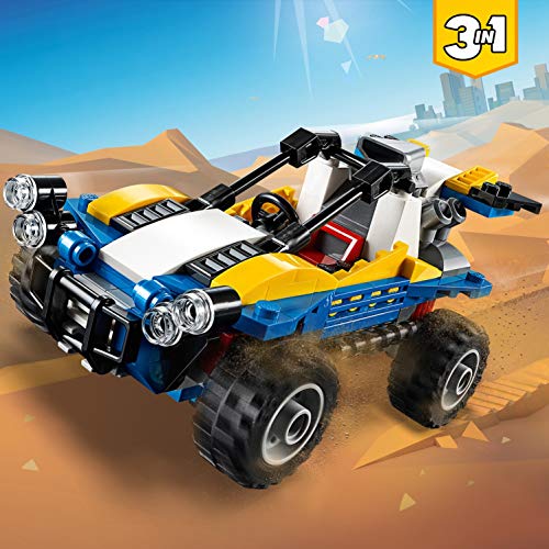 Creator Dune Buggy, Fuoristrada, Aeroplano e Quad, Set da Costruzione 3 in 1, Veicoli Giocattolo per Bambini dai 6 Anni in su, 31087 - Lego - Immagine 1
