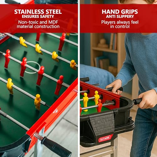 ESTADIO Champion Mini-Fußballtisch für drinnen und draußen, 91,4 cm – Bild 5