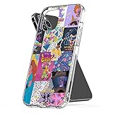 Phone Case A Shockproof Goofy Colorful Movie Cover Collage Aesthetic Compatible with iPhone 12 11 X