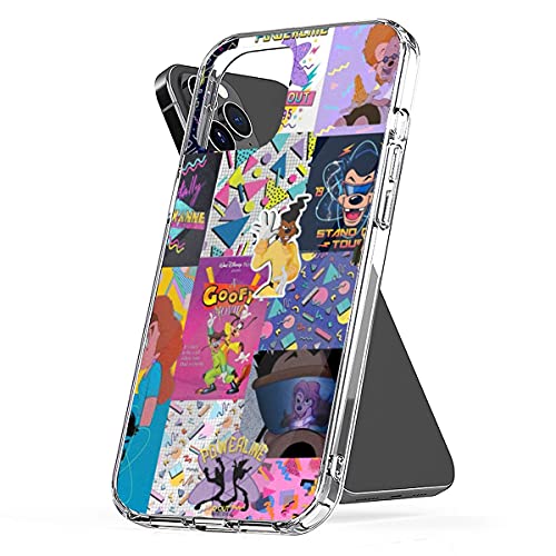 Phone Case A Shockproof Goofy Colorful Movie Cover Collage Aesthetic Compatible With Iphone 12 11 X Xs Xr 8 7 6 6S Plus Mini Pro Max Samsung Galaxy Note S9 S10 S20 Ultra Plus Transparent #TOP7