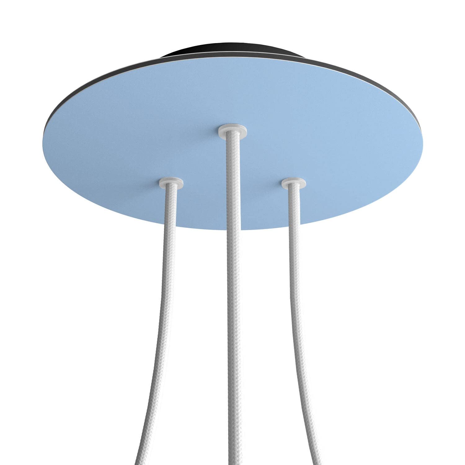 Rosetón Rose-One Redondo de 200 mm, diseño plano y duradero en azul y negro