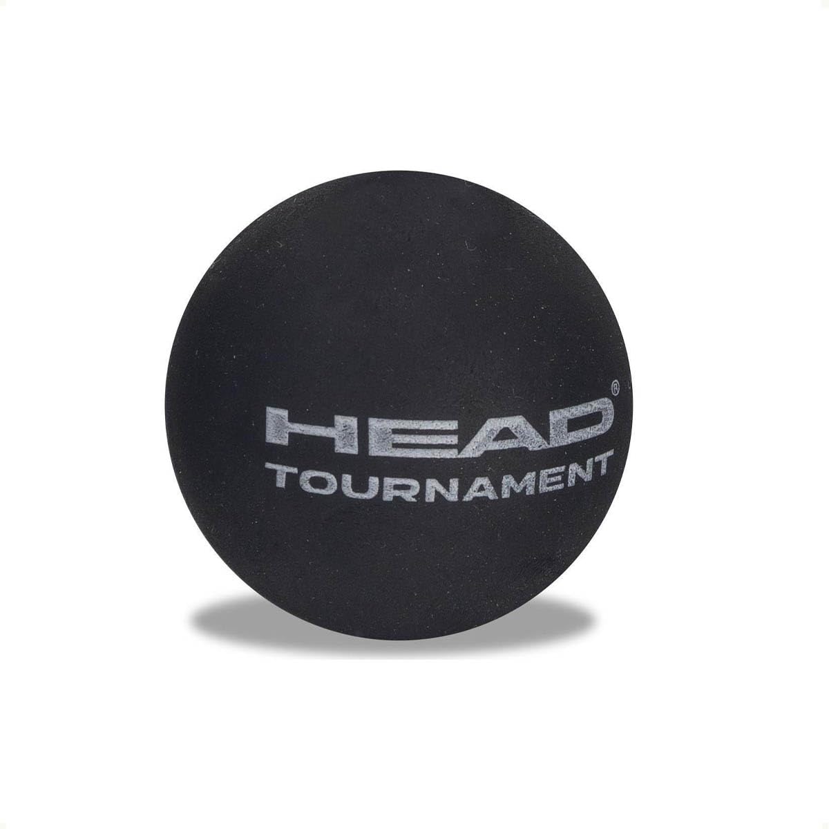 Head Tournament Squash Ball Yellow Dot, nero