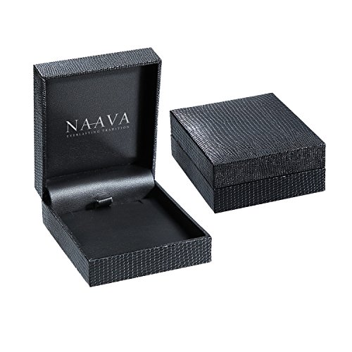 Naava - Collana in oro bianco 9 kt, con pendente