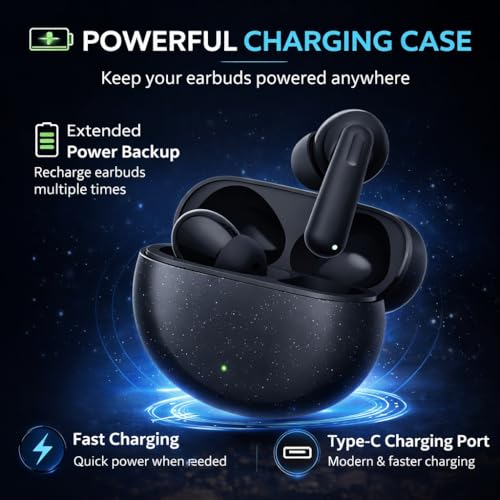 Image of Original Earbuds for Oneplus Buds 3 Pro, Balanced Audio Output, Crystal Vocal Clarity, & Long Playback Performance (Black) 28k