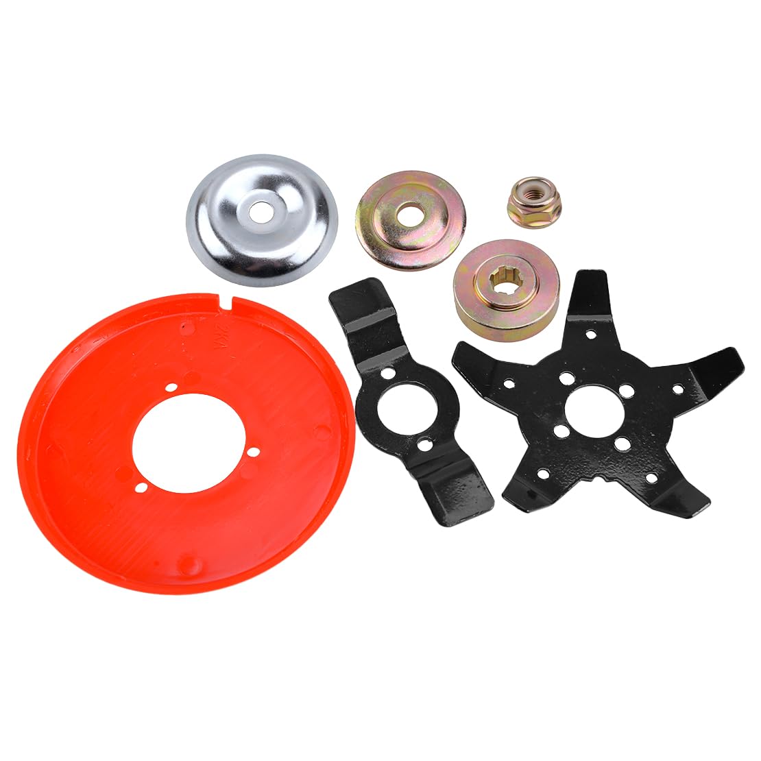 Kits de cuchillas de placa de desbrozador, cortadora de césped, accesorios de corte