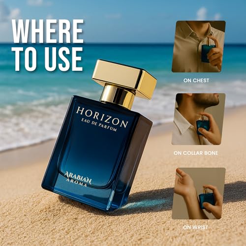 Image of Arabian Aroma Horizon & Seduction Eau De Parfum | Premium Long Lasting Perfume for Men & Women | 30ml Each