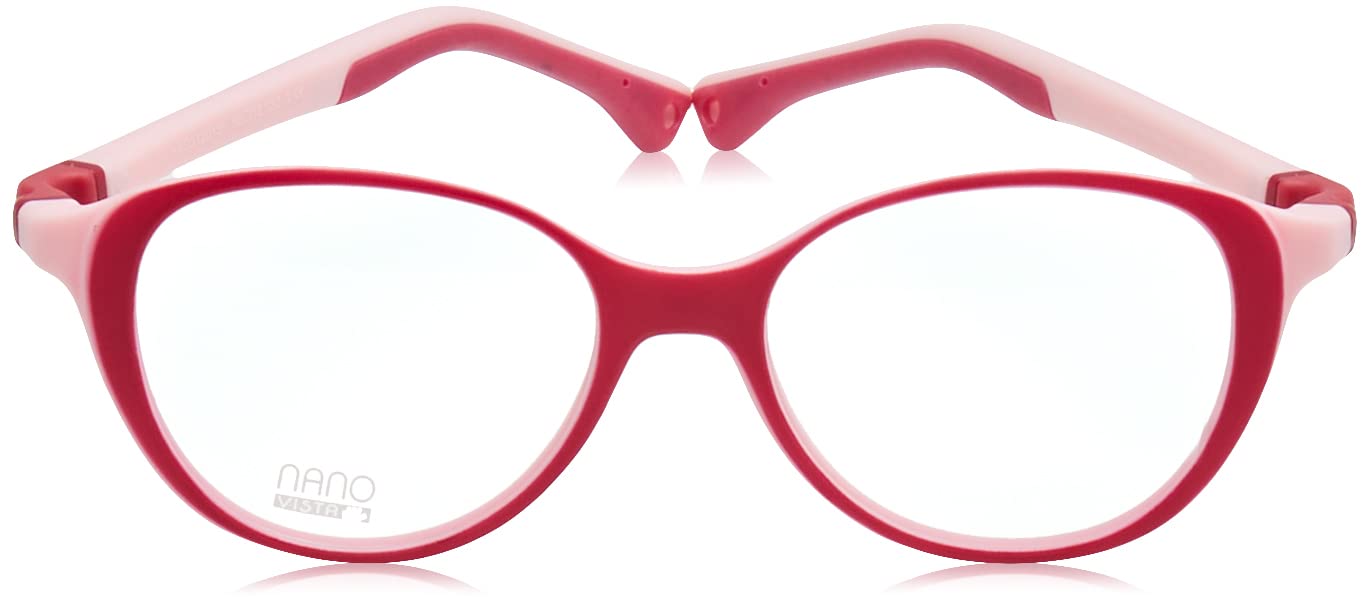 NANO OPTICAL GAFAS MIMI 3.0 BICOLOR FRAMBUESA MATE/ROSA, PARA 8-12 AÑOS, TALLA 48