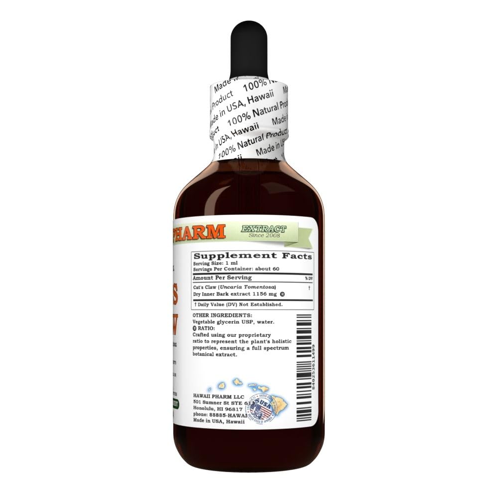 Cat's Claw (Uncaria tomentosa) Alcohol-Free Extract, 2 fl oz — Amazon image 3