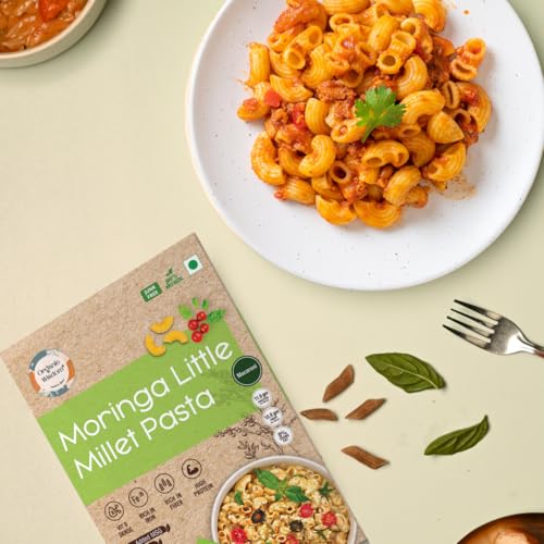 Image of Organic Wisdom Roots Pasta & Noodles Combo Pack of 7 | 3 Millet Noodles & 4 Millet Pasta | Free From Maida, MSG & Refined Oil | High in Protein & Fiber | Tastemaker Inside
