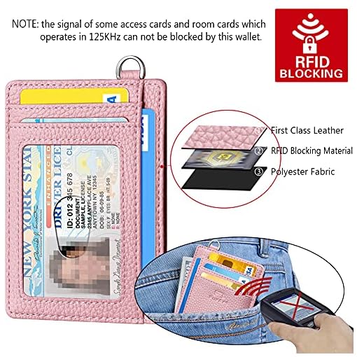 FurArt Slim Minimalist Wallet, Front Pocket Wallets, RFID Blocking, Credit Card Holder with Disassembly D-Shackle - Image 6