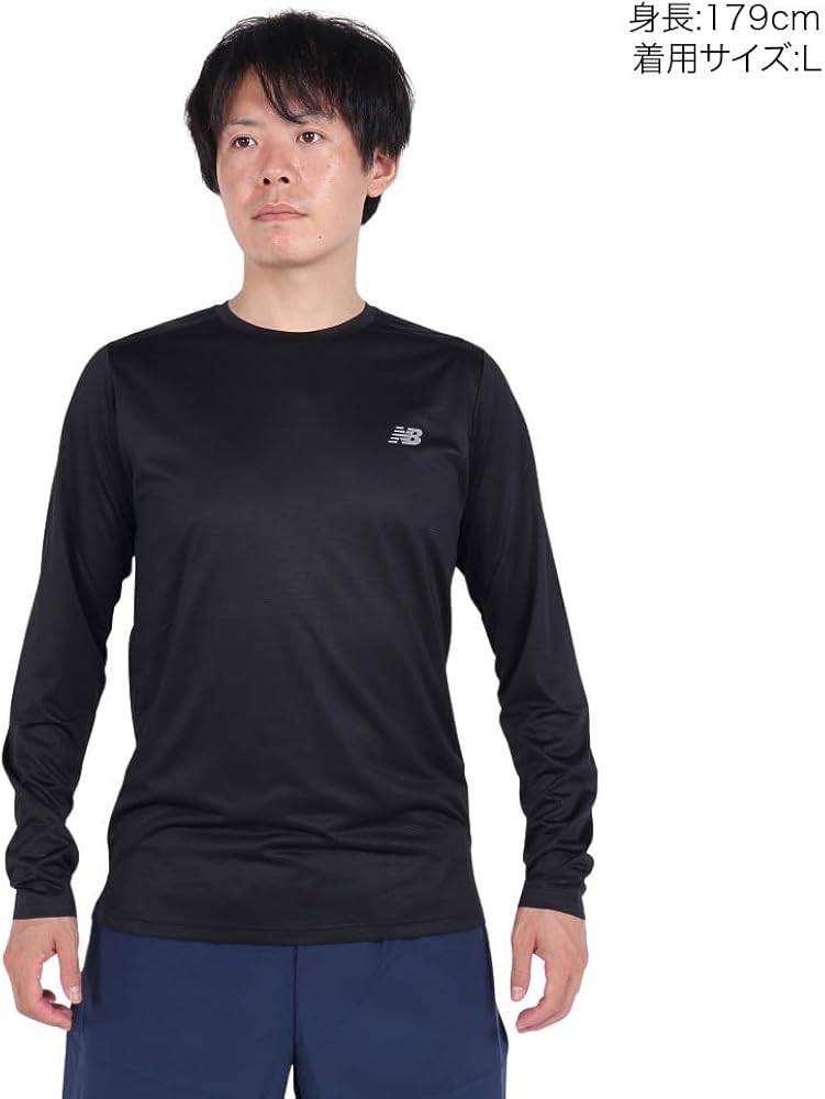 Amazon | New Balance ランロングスリーブTシャツ (MT41225) | T