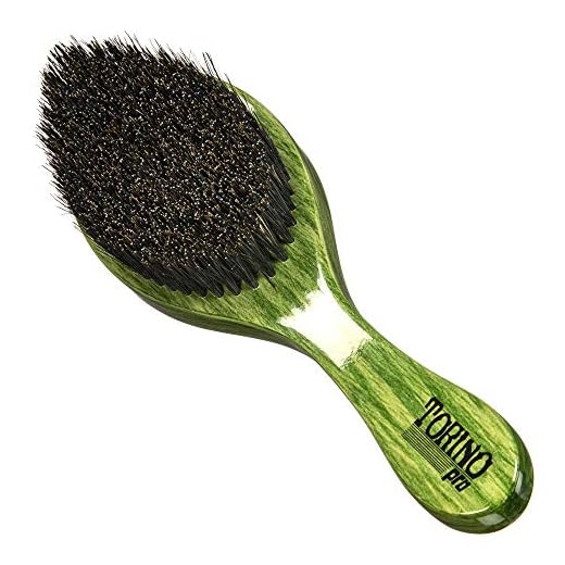 Torino Pro Medium Hard Curve Brush By Brush King - #1620 - Great for wolfing and Connections - Curved brush for 360 Waves