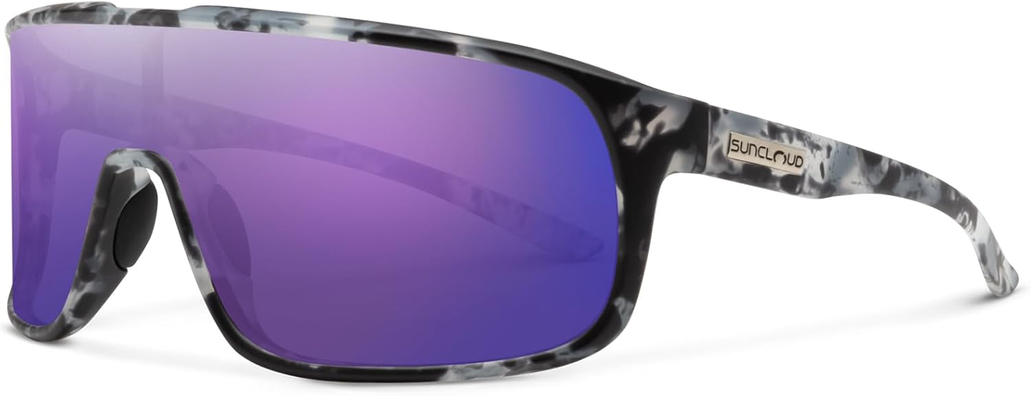 Matte Ice Tortoise + Polarized Purple Mirror