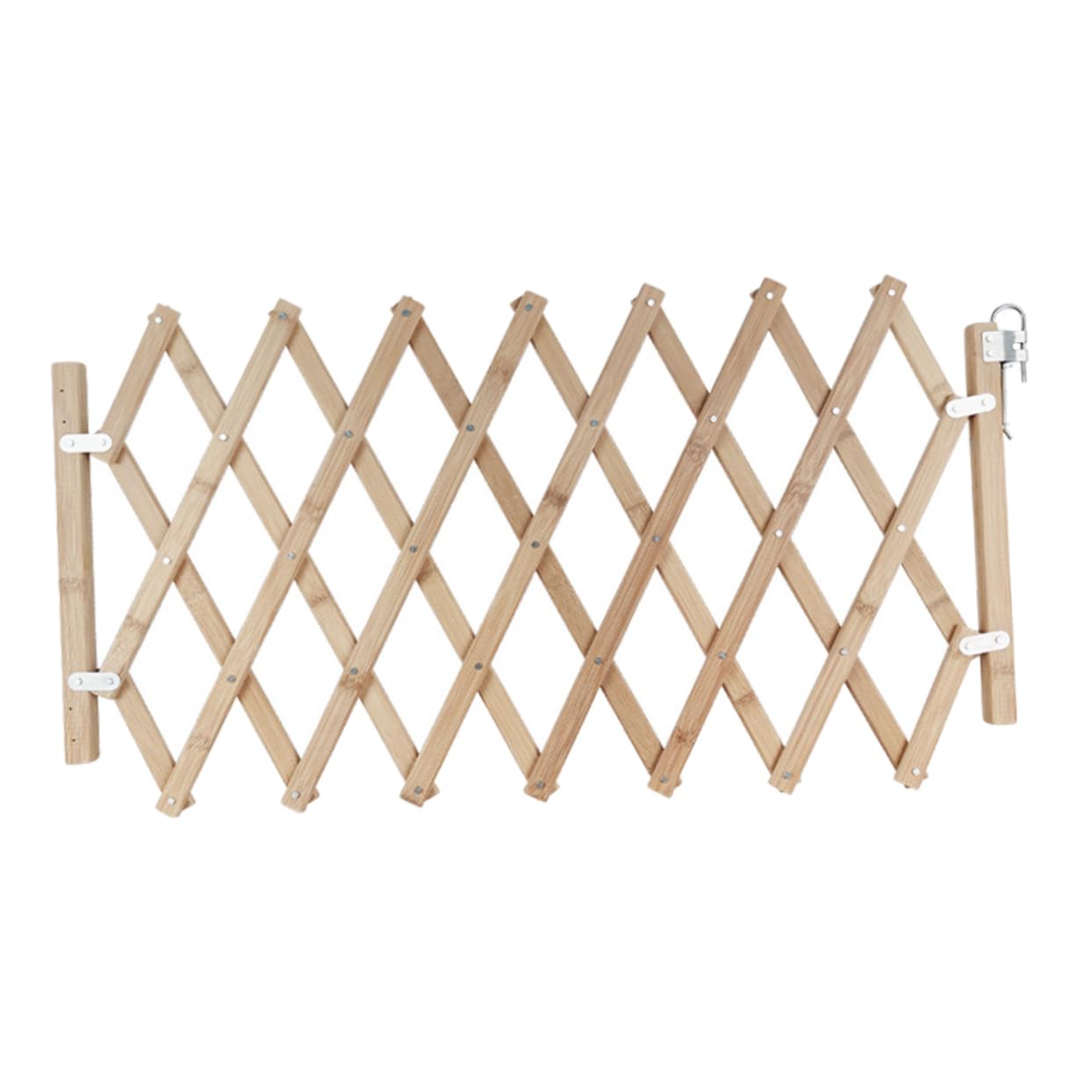 BCOATH Pet Safety Gate Protector Creative Wooden Dog Fence for Indoor Use Easy Install Durable for Doorways and Stairs for Pets