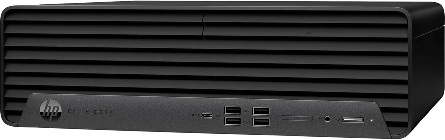HP Elite 805 G9 Small Form Factor Desktop Computer | AMD Ryzen 5, 6-Core CPU (Up to 5.0GHz) | 16GB DDR5 RAM, 512GB SSD | AMD Radeon 740M Graphics | Windows 11 | Keyboard and Mouse | AI-Powered NPU