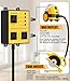 Automatic Vacuum Switch with Remote, 3/7/10s Delay Auto Vacuum Switch for Various Power Tools, Dust Collector On/Off Delay to Prevent Circuit Overload and Tripping, Keep Your Workplace Clean