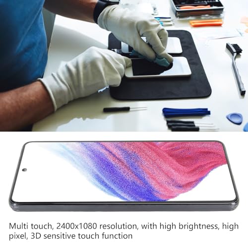 Rankomu LCD-skärm och digitaliserare för Samsung Galaxy A53 5G svart