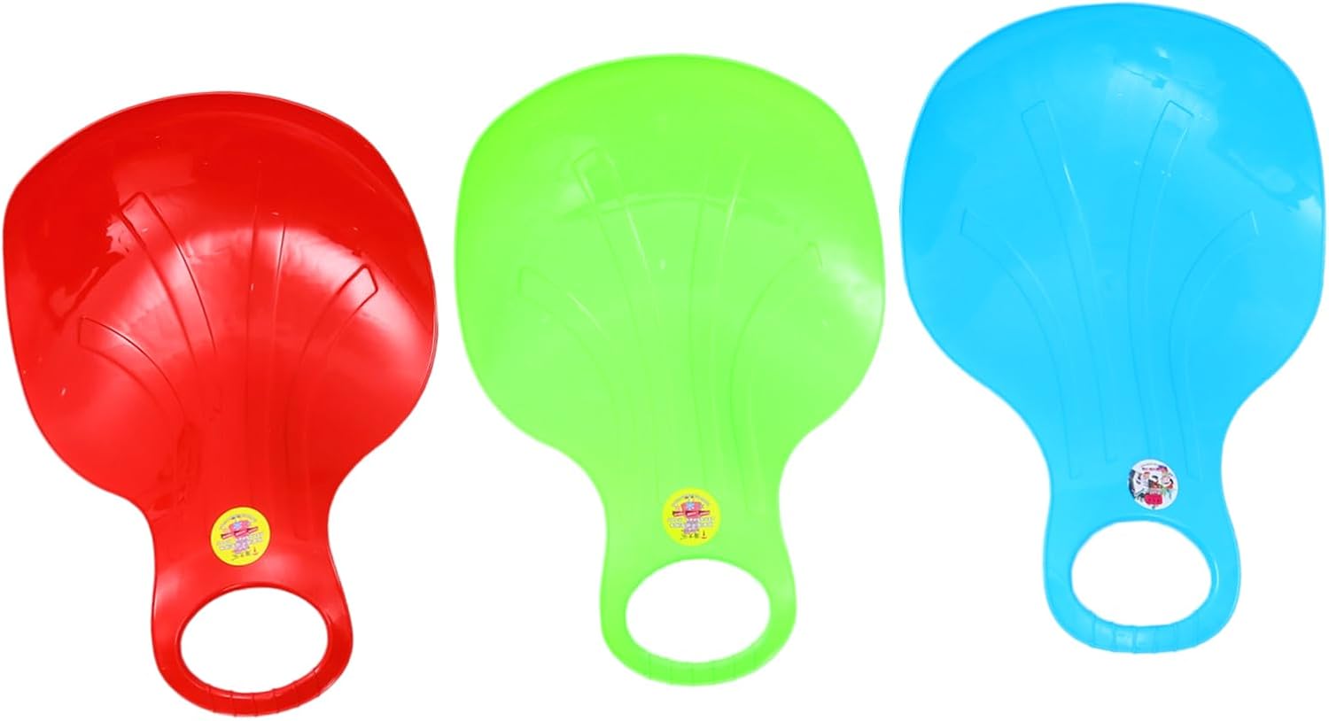 Lightweight Sturdy Boys and Girls Skiing Pad Sled Sledge Non-Slip Handle for Snow Sledding