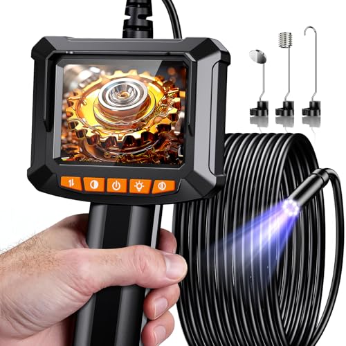 Image of Endoscope Camera with Light, Handheld Borescope, 2.8 inch IPS Inspection Camera