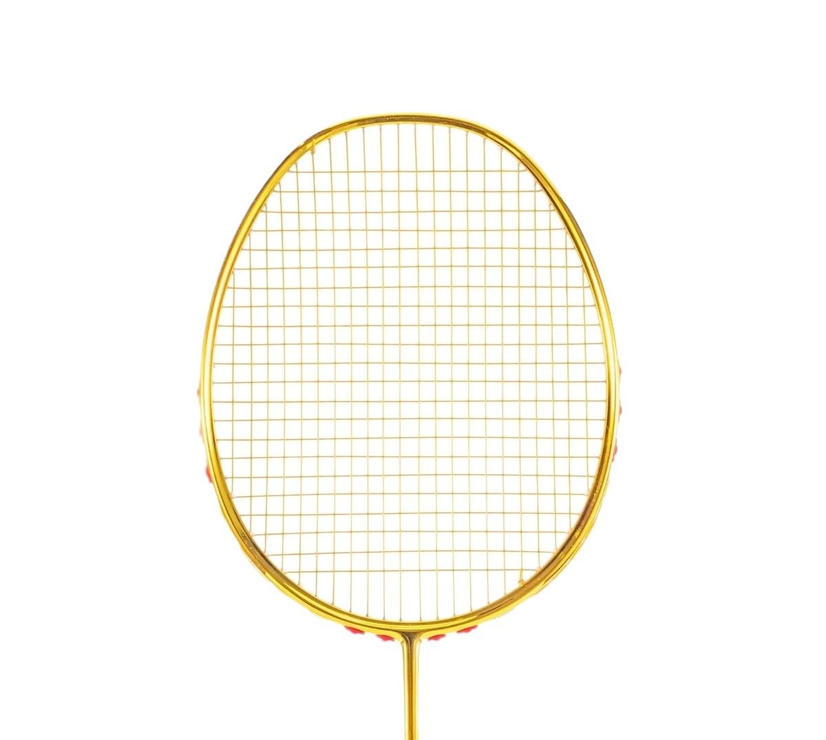 Badminton Set Racchetta da Badminton 82 g, 32 libbre, in Fibra di Carbonio con Design Antipolvere, Racchetta Professionale Attacco