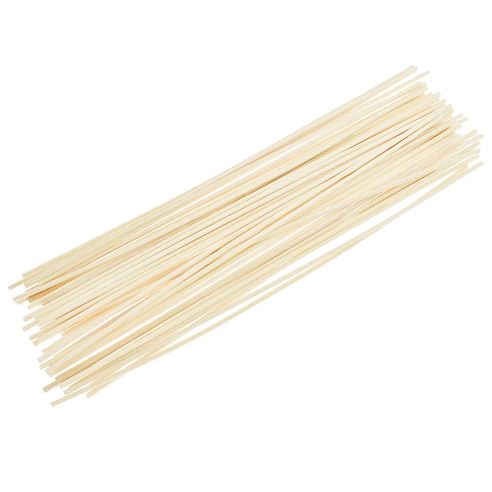 100 Pieces Rattan wood diffuser sticks, 3.5x200mm Replacement Refill Sticks for Room Office Oil Fragrance Diffuser