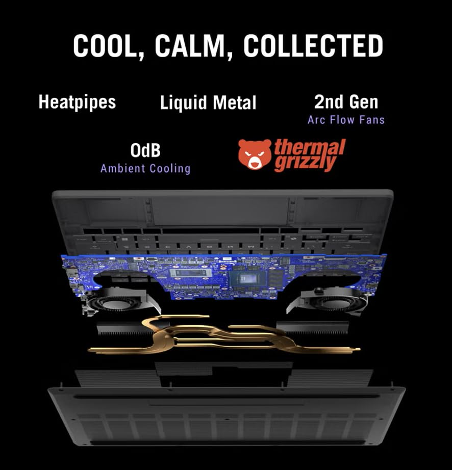 Image of ASUS ROG Zephyrus G14 AI Gaming Laptop 14.0 inch 120Hz 2.8K Display (AMD Ryzen AI 9 HX 370, GeForce RTX 5070 Ti 12GB, 32GB LPDDR5X, 4TB PCIe SSD, RGB KB, WiFi 7, Webcam, Win 11 Pro) w /USB-C Dock