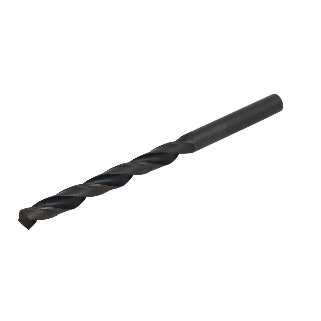 Aexit 6.5mm Dia Tool holder HSS Oxynitriding 2-Flute Straight drill hole Twist Drill Bit Black Model:78as584qo60