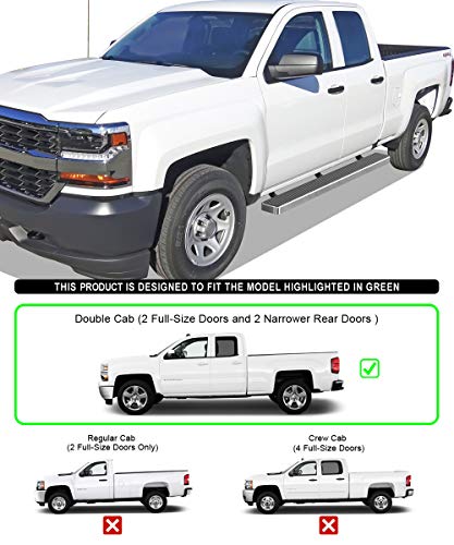 Estribos laterales Chevrolet Silverado 2007-2018 miniatura 6