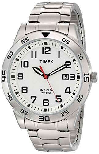Timex Fieldstone Way Watch Silver-Tone/White