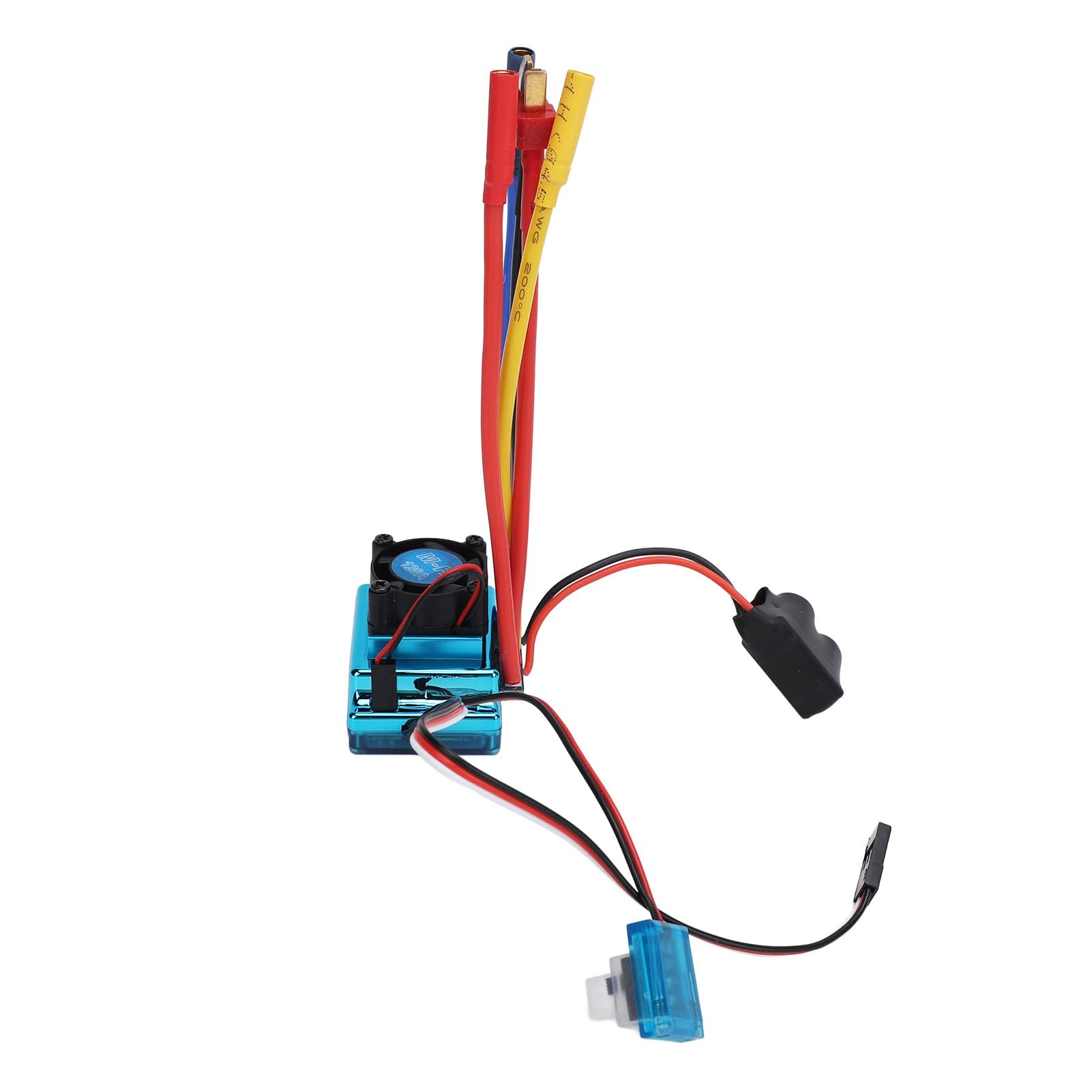 Wodoodporny, pyłoszczelny 120A ESC, wysokowydajny prąd ciągły 480A, reakcja przepustnicy, hamulec hamulcowy do samochodów i łodzi RC 1/10 1/12