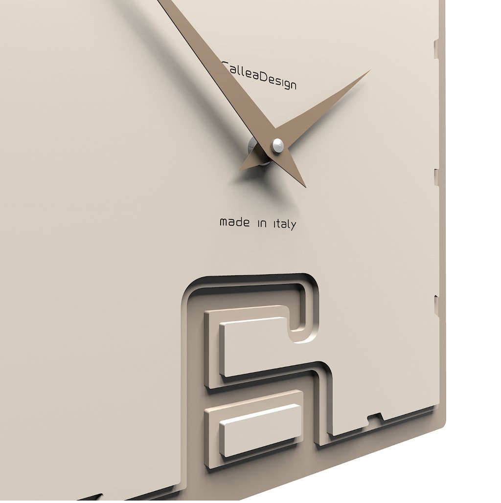 CalleaDesign 掛時計 イタリア製 オリーブとシトロングリーン Amazon